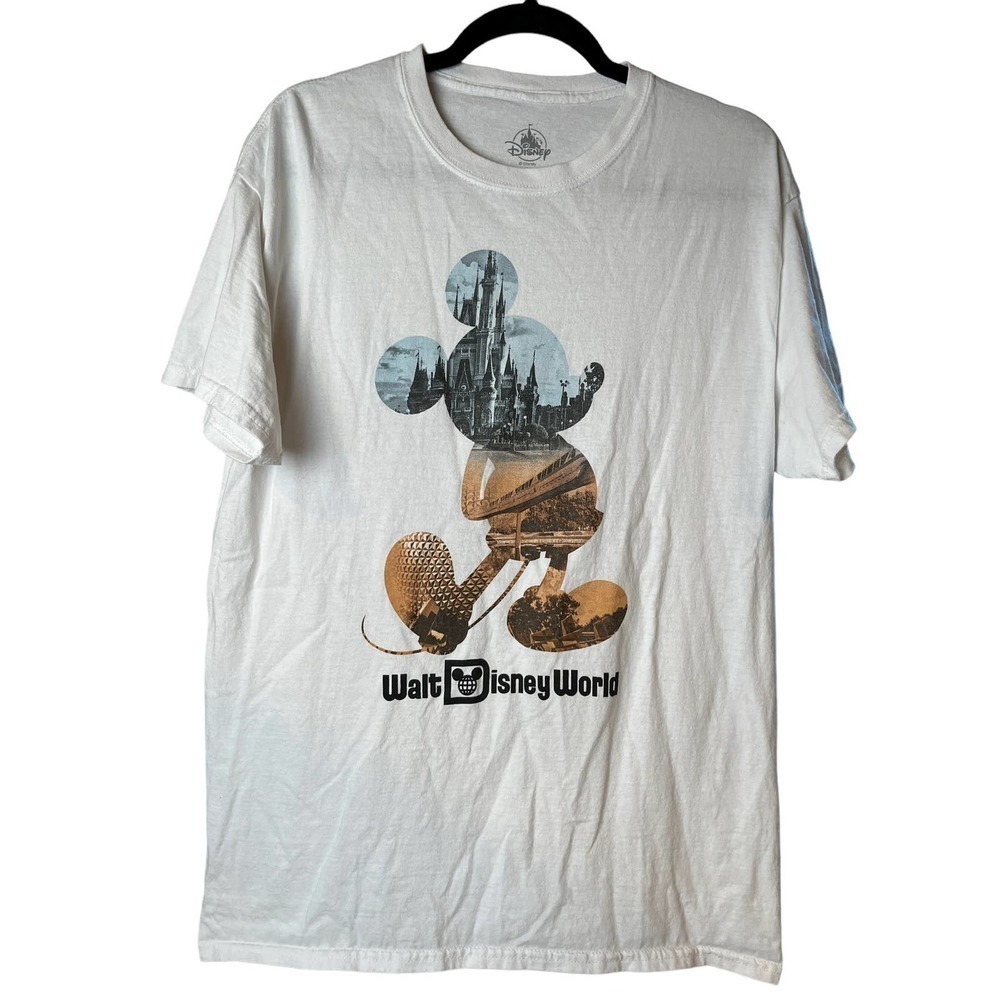 Walt Disney Word White T- Shirt / Vintage